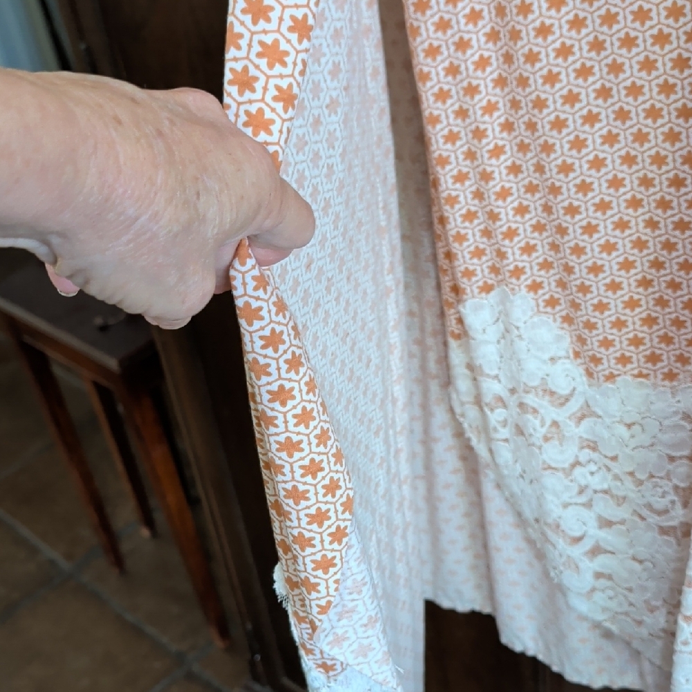 Gimmicks by BKE Orange and White Maxi Skirt - Picture 3 of 6